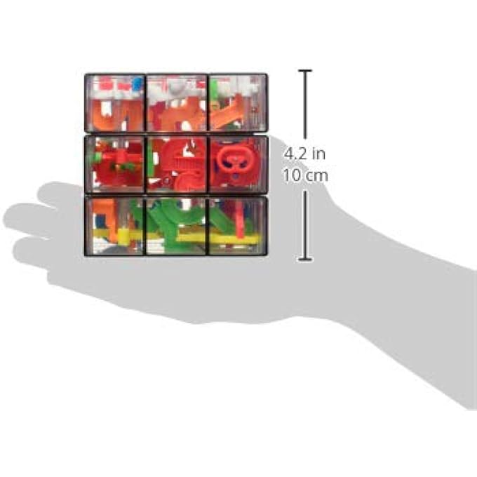 RUBIKS PERPLEXUS FUSION 3X3 GRAVITY 3D MAZE BRAIN TEASER PUZZLE BALL | ANXIETY RELIEF ITEMS COOL STUFF | SENSORY TOYS FOR ADULTS & KIDS AGES 8+ - Image 3